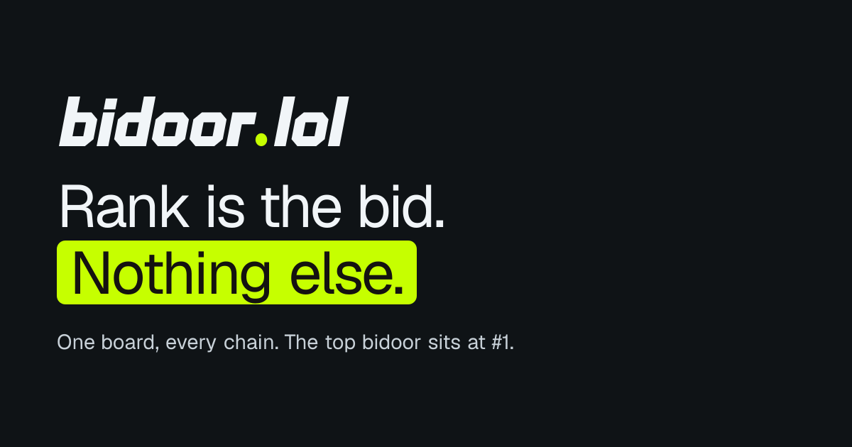 bidoor.lol Open Graph preview